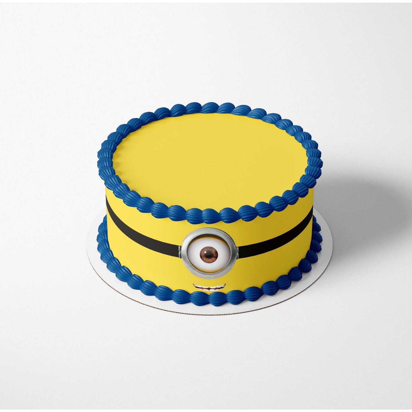 Minion Inspired - Edible Icing Cake Wrap - printsoncakes - Edible Image service provider