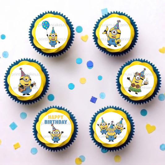 Minions Party – Edible Icing Images - Prints On Cakes - Edible Image service provider