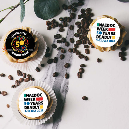 NAIDOC Week 2026 - Edible Icing Images - Prints On Cakes - Edible Image service provider