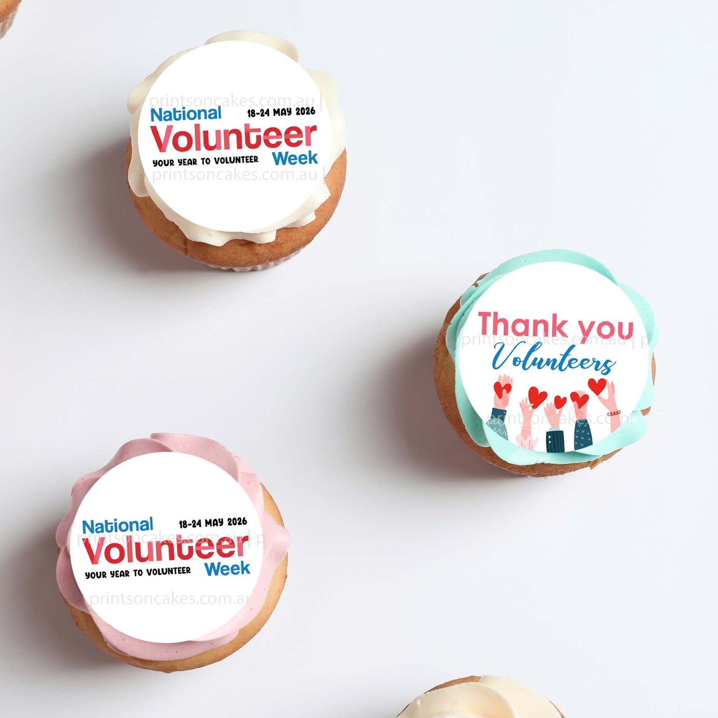 National Volunteer Week - Edible Icing Images - Prints On Cakes - Edible Image service provider