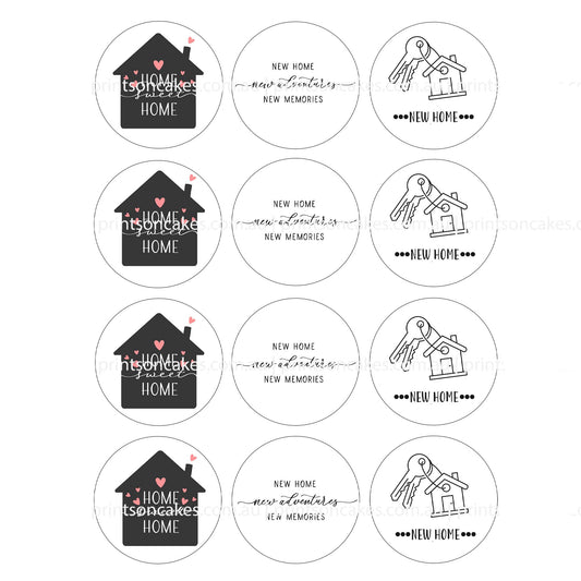 New Home - Edible Icing Images - Prints On Cakes - Edible Image service provider