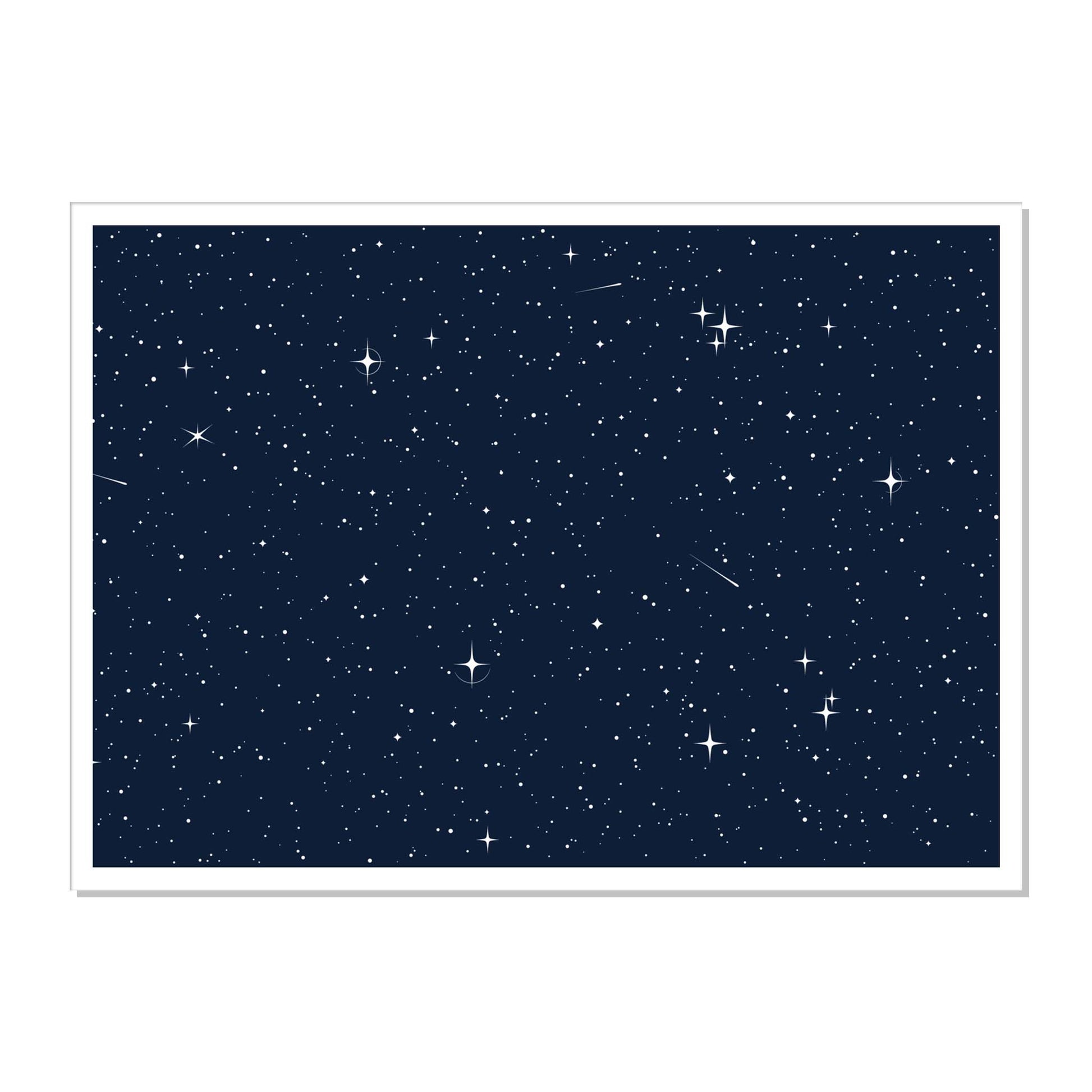 Night Sky with Stars - Edible Icing Cake Wraps - printsoncakes - Edible Image service provider