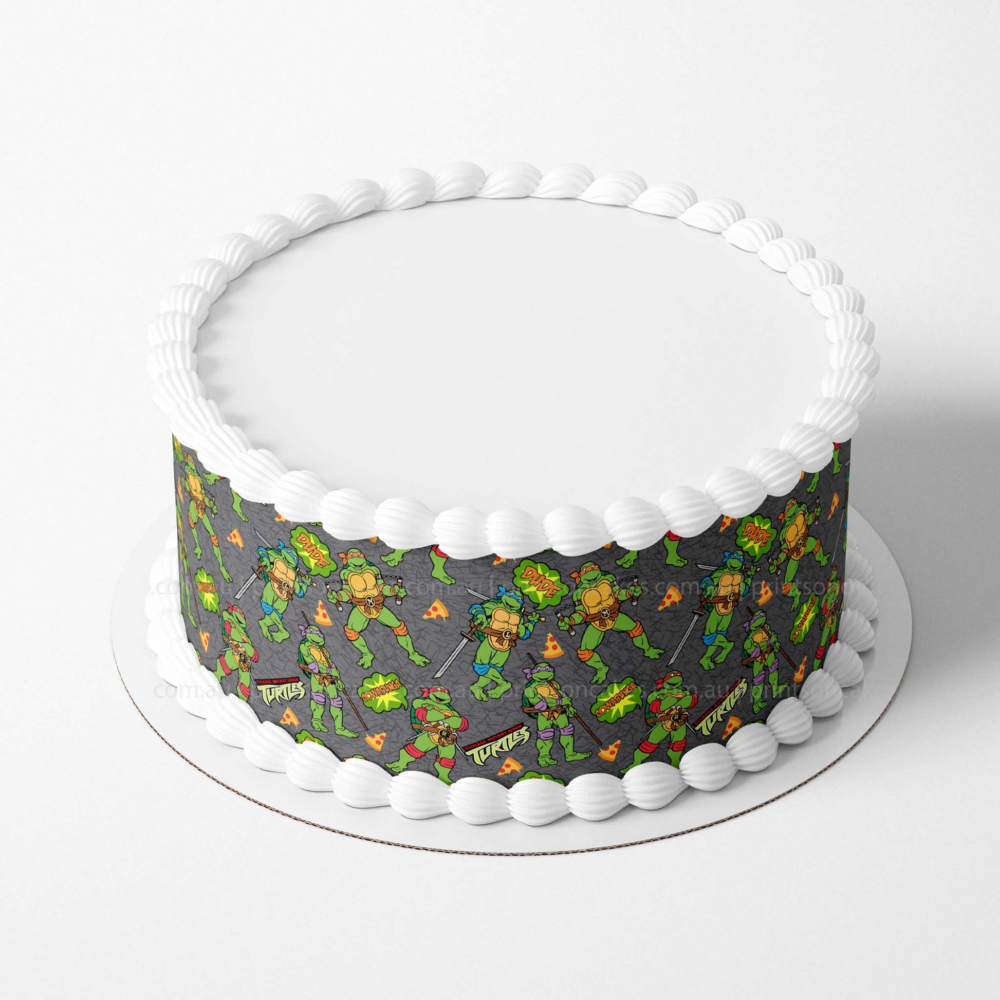 Ninja Turtles - Edible Icing Cake Wrap - printsoncakes - Edible Image service provider