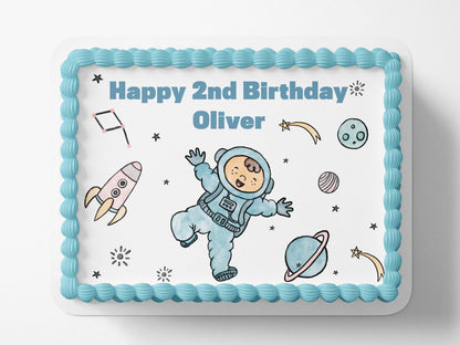 Outer Space - Edible Icing Toppers - printsoncakes - Edible Image service provider