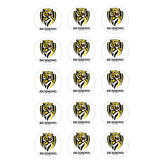 Richmond Tigers AFL Club - Edible Icing Images - printsoncakes - Edible Image service provider