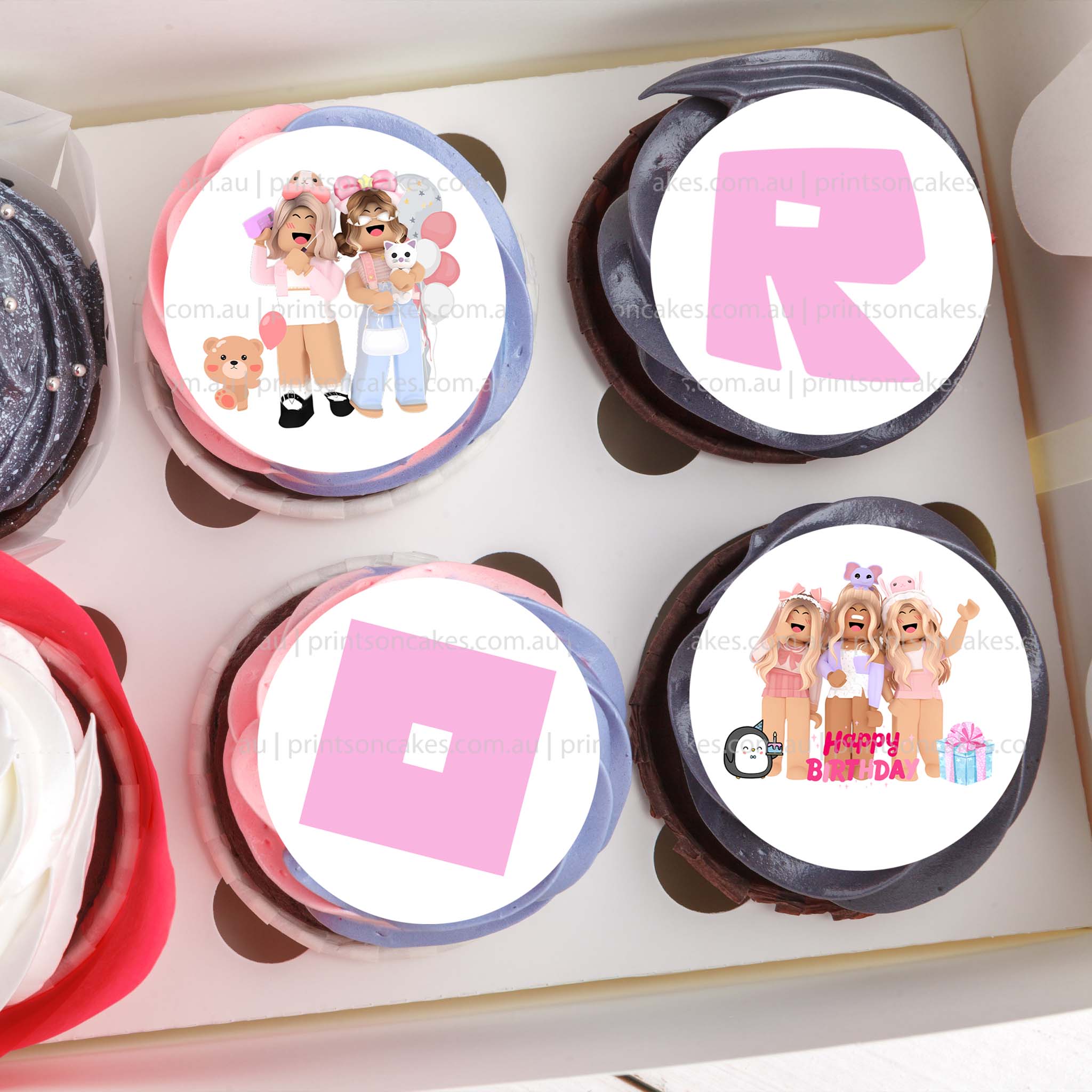 Roblox Girls – Edible Icing Images – Prints On Cakes