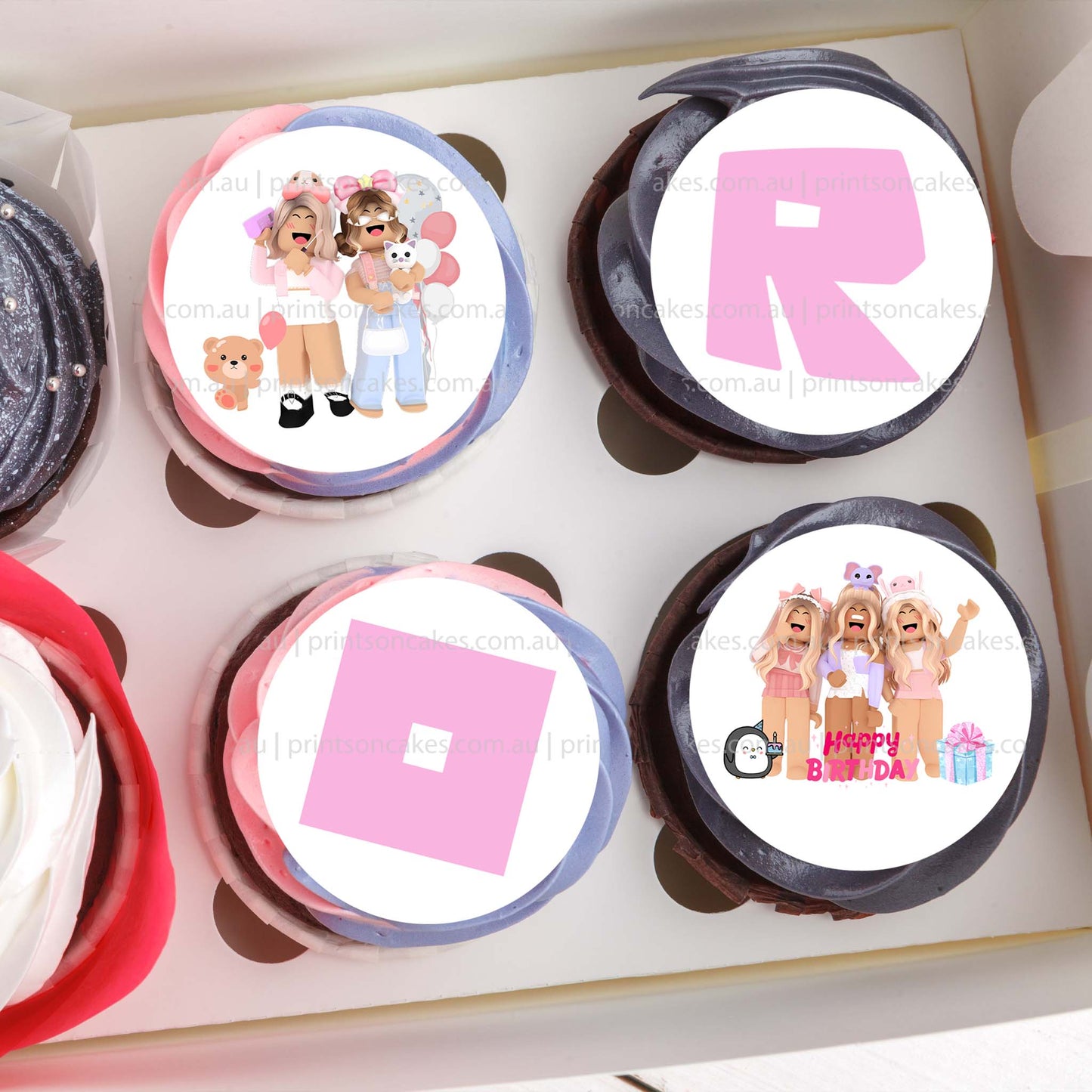 Roblox Girls – Edible Icing Images - printsoncakes - Edible Image service provider