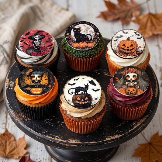 Spooky Halloween - Edible Icing Images - Prints On Cakes - Edible Image service provider