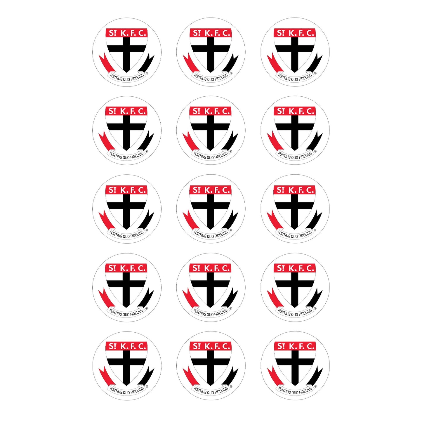 St Kilda Saints AFL Club - Edible Icing Images - printsoncakes - Edible Image service provider