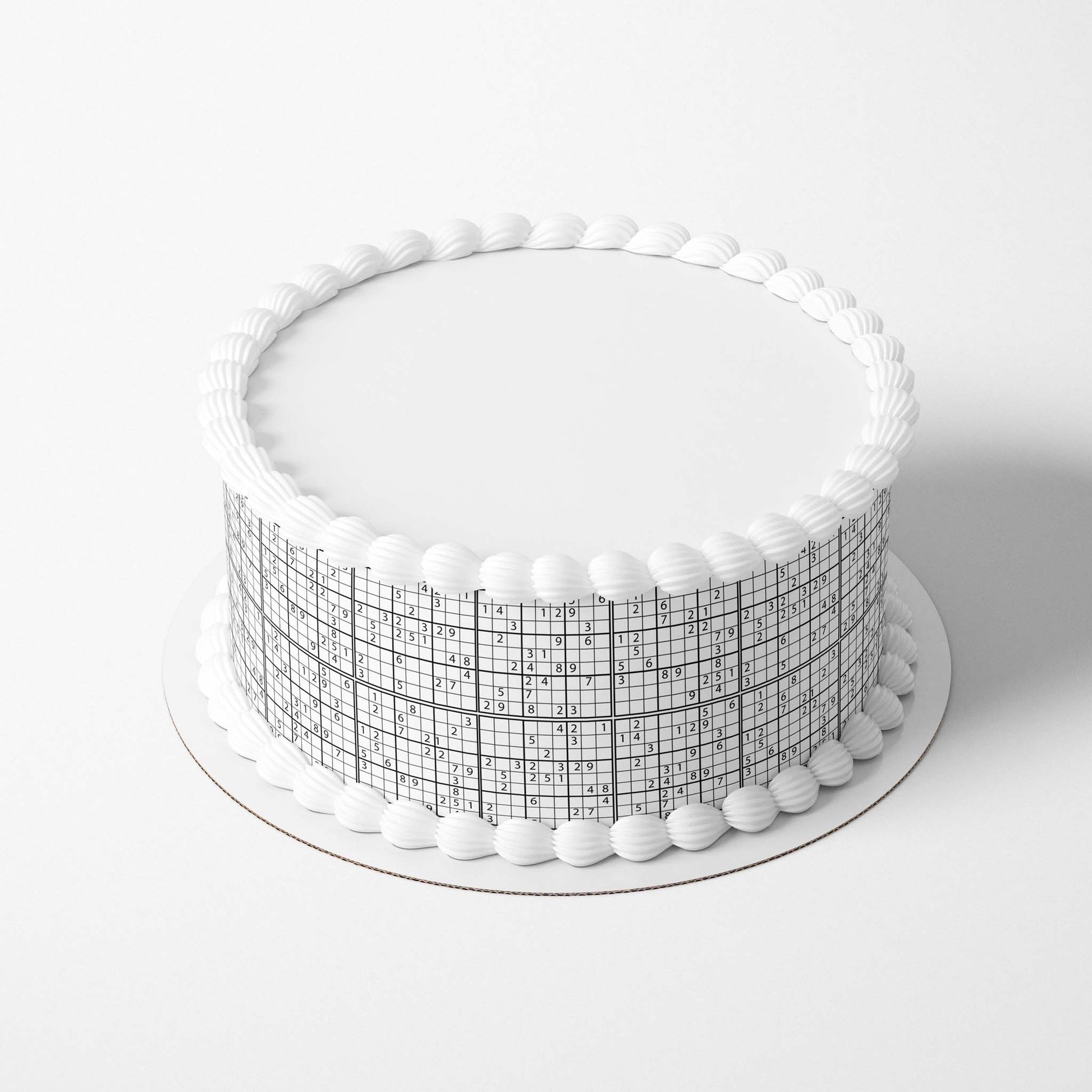 Sudoku Game - Edible Icing Cake Wrap - Prints On Cakes - Edible Image service provider