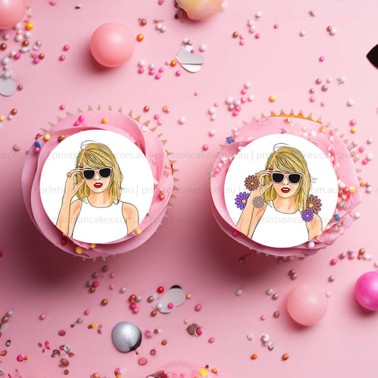 Taylor Swift Inspired – Edible Icing Images - printsoncakes - Edible Image service provider