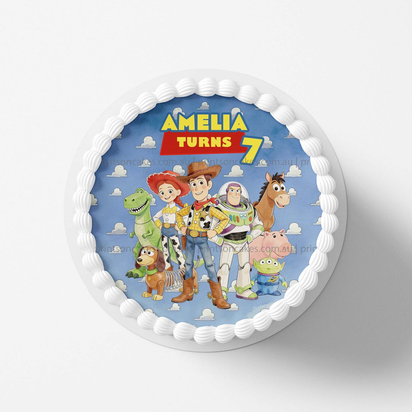 Toy Story - Edible Icing Toppers - Prints On Cakes - Edible Image service provider