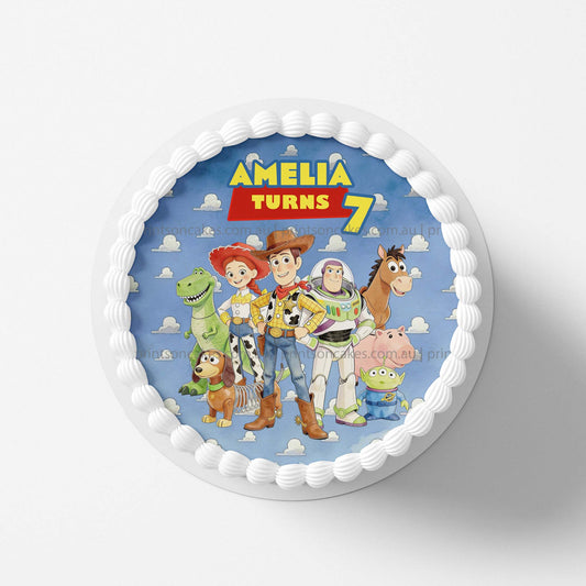 Toy Story - Edible Icing Toppers - Prints On Cakes - Edible Image service provider