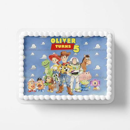 Toy Story - Edible Icing Toppers - Prints On Cakes - Edible Image service provider