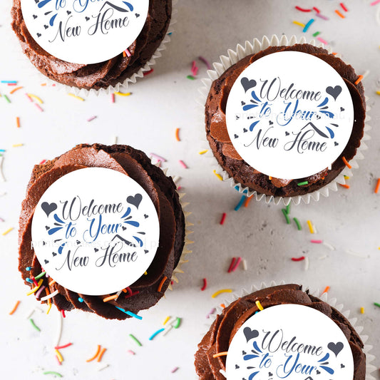 Welcome to Your New Home - Edible Icing Images - Prints On Cakes - Edible Image service provider