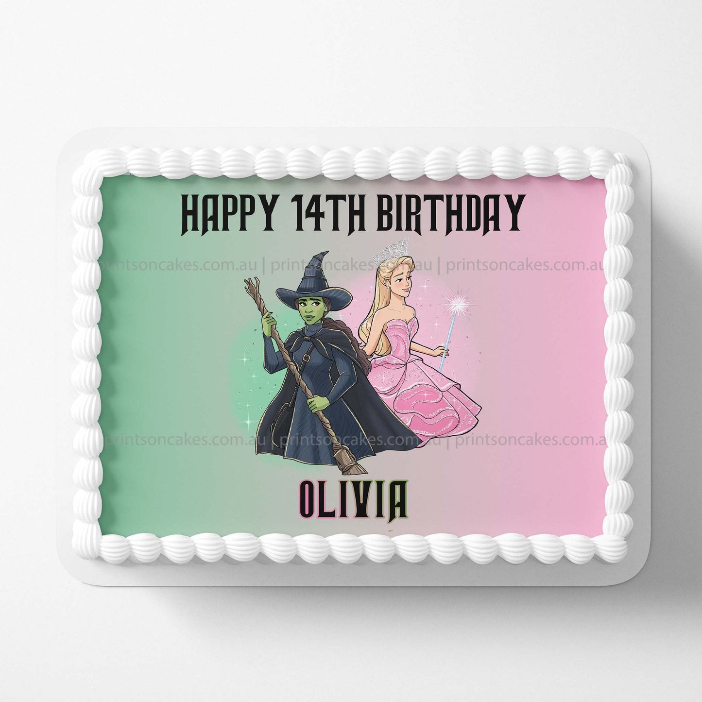 Wicked Inspired – Edible Icing Toppers - Prints On Cakes - Edible Image service provider