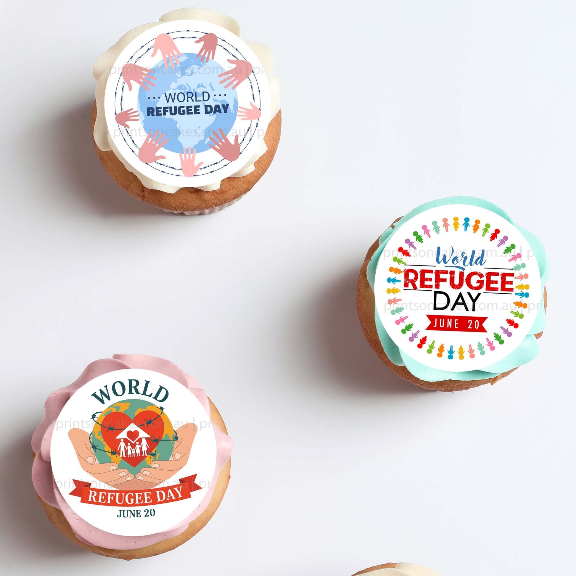 World Refugee Day - Edible Icing Images - Prints On Cakes - Edible Image service provider