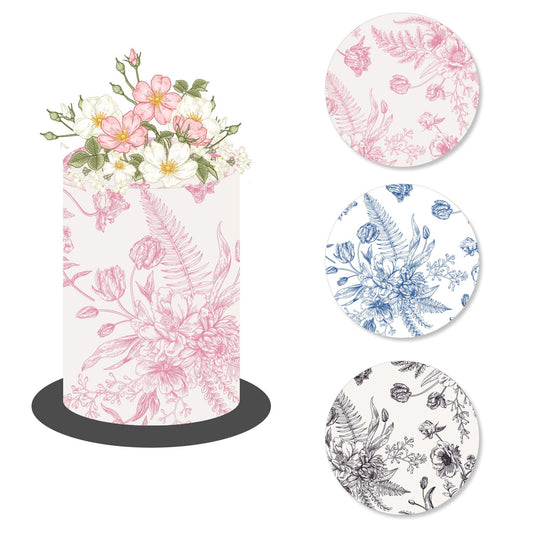 Add these beautiful Spring Flowers edible icing cake wrap to cakes or any sweet treats. Perfect for a wedding, birthday party, baby shower or any special occasion.