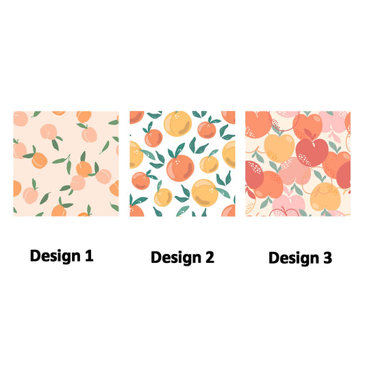 Add these peaches with leaves. Patterns on cakes or any sweet treats. Perfect for a birthday party or any special occasion.